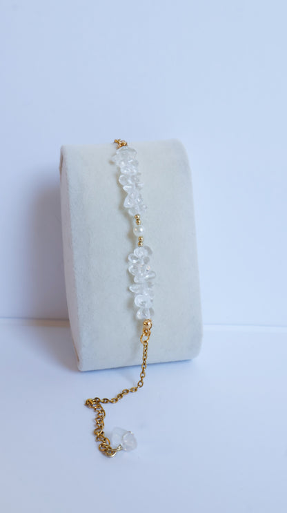 Modèle en quartz transparent bracelet Néréides