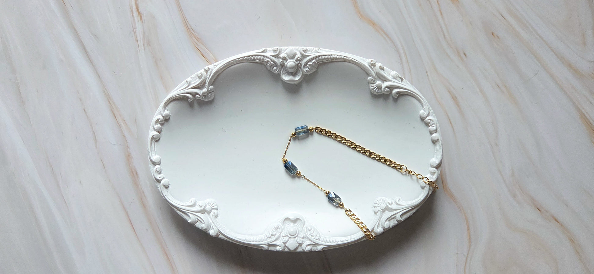 Mailles gourmette et cheval fines bracelet Rivage