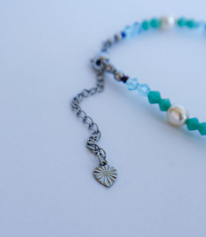 Chaîne extension en acier inoxydable et plaqué du collier Juillet